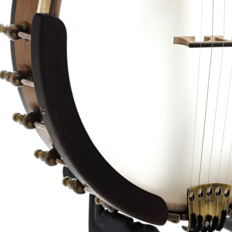 Image 4 of Ome Custom Minstrel 12" Banjo & Case, Curly Maple Neck - SKU# OMINST-CMPL1226 : Product Type Open Back Banjos : Elderly Instruments