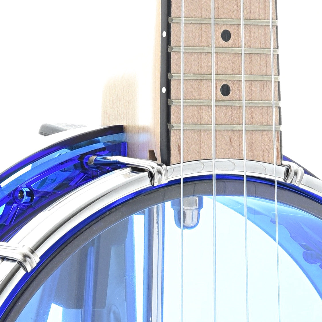 Image 4 of Gold Tone Little Gem Banjo Ukulele & Gigbag, Sapphire (blue) - SKU# LGEM-BLU : Product Type Banjo Ukuleles : Elderly Instruments