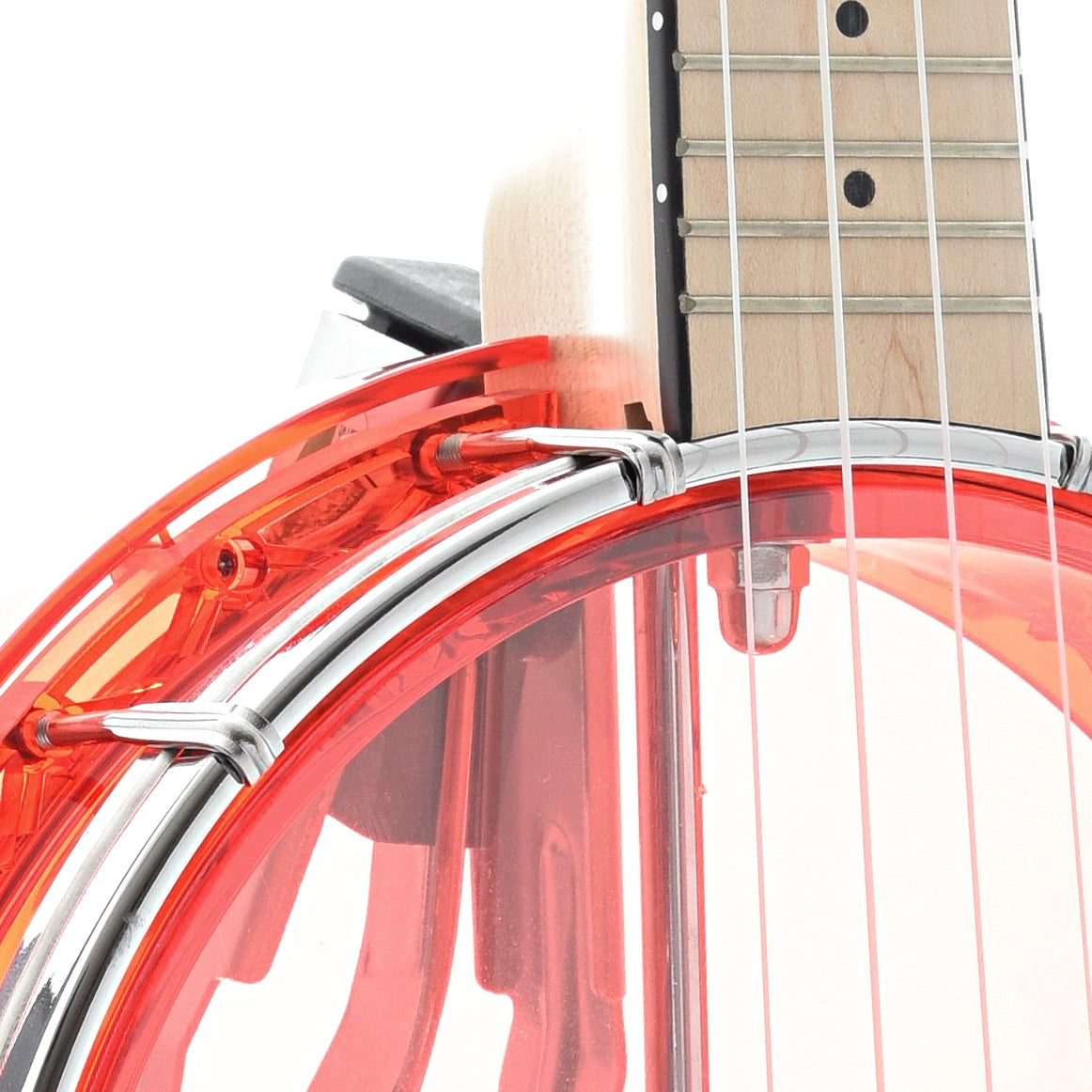 Image 4 of Gold Tone Little Gem Banjo Ukulele & Gigbag, Ruby (red) - SKU# LGEM-RED : Product Type Banjo Ukuleles : Elderly Instruments
