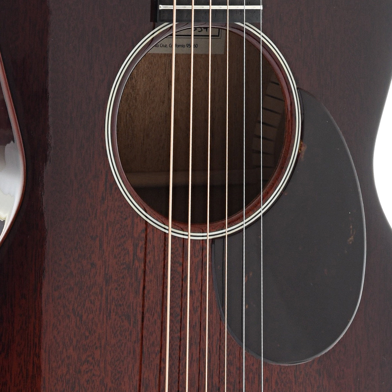 Image 5 of Santa Cruz Model 1929, 0-Size Sunburst & Case - SKU# SC19290SB : Product Type Flat-top Guitars : Elderly Instruments