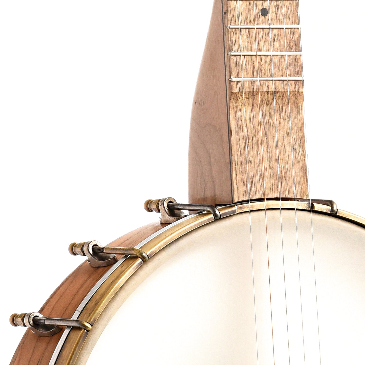 Image 5 of Pisgah Banjo Co. 12" Cherry Possum Openback Banjo, Short Scale - SKU# PP12SHORT-CB : Product Type Open Back Banjos : Elderly Instruments