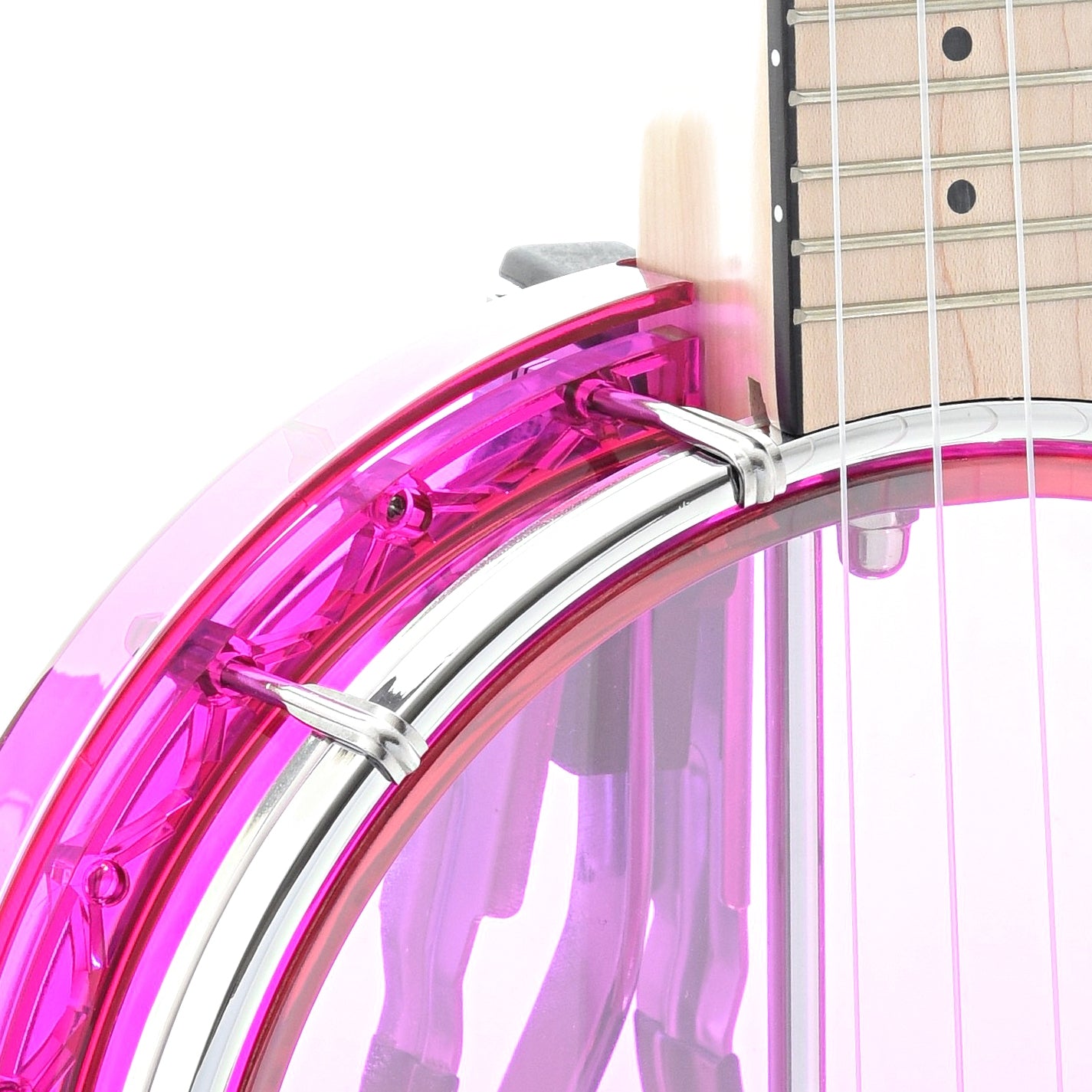 Image 4 of Gold Tone Little Gem Banjo Ukulele & Gigbag, Amethyst (purple) - SKU# LGEM-PUR : Product Type Banjo Ukuleles : Elderly Instruments