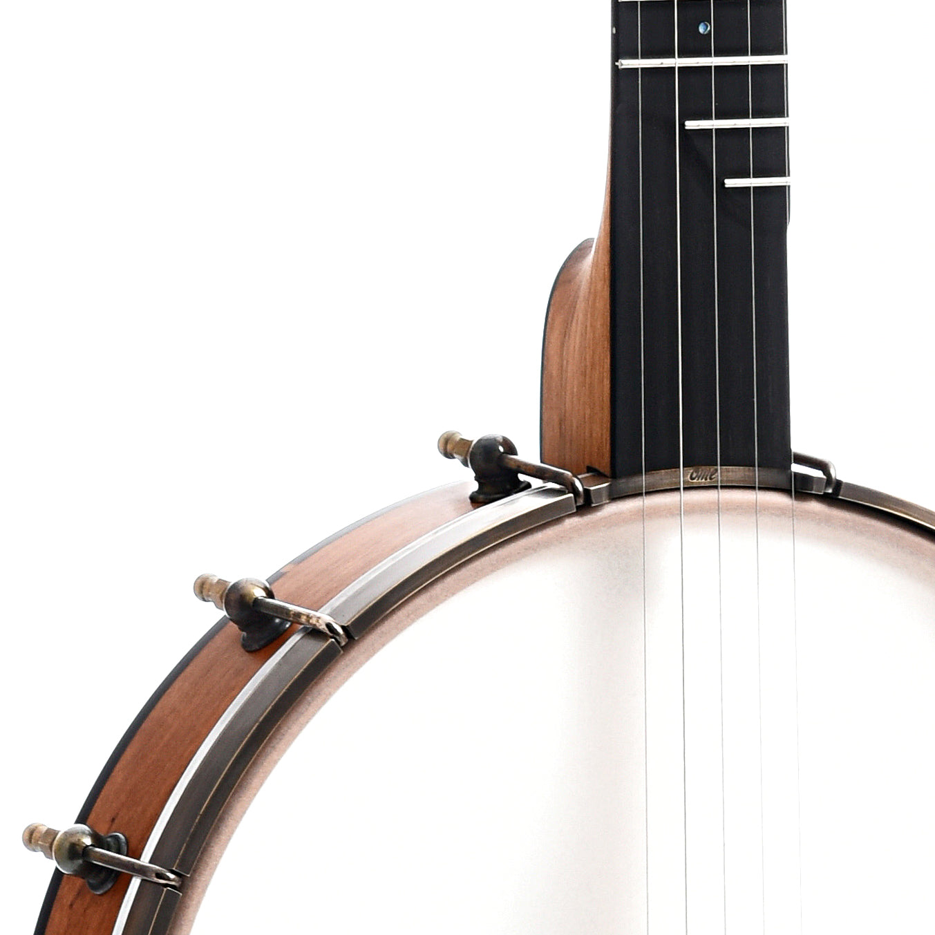 Image 4 of OME Tupelo 12" Openback Banjo & Case, Cherry - SKU# TUPELO-CHER : Product Type Open Back Banjos : Elderly Instruments