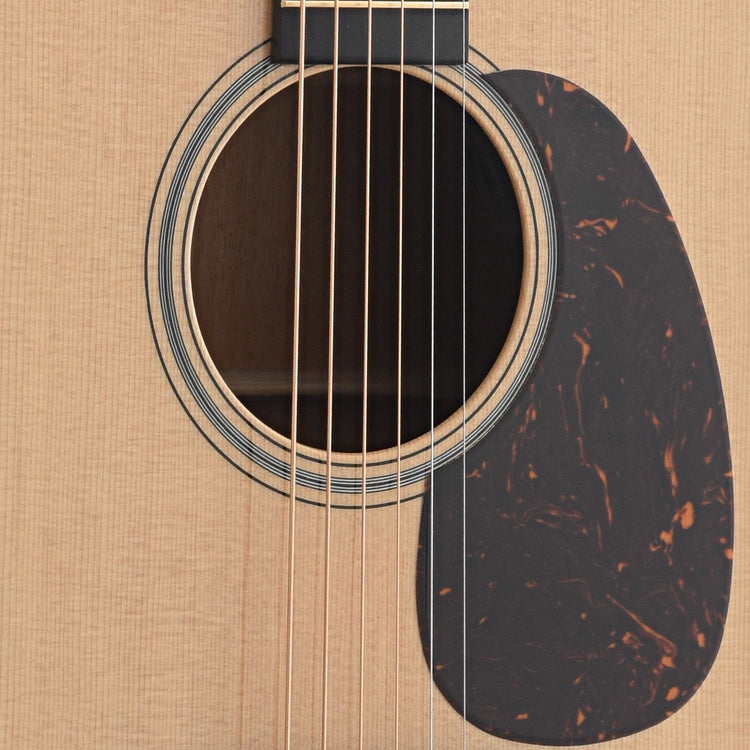 Soundhole and Pickguard of Martin D-18E Modern Deluxe Guitar 
