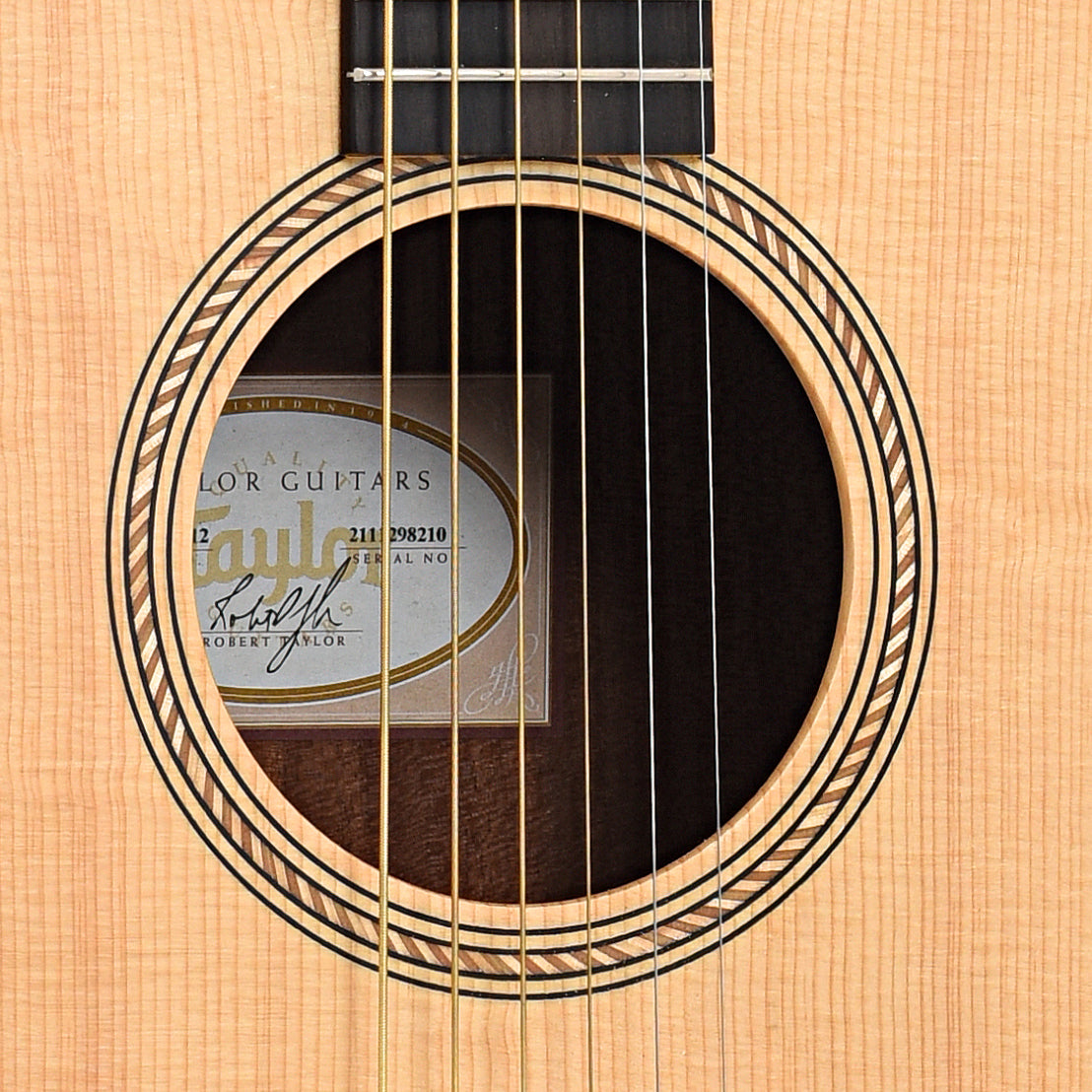 Sound hole of Taylor Academy 12 Acoustic