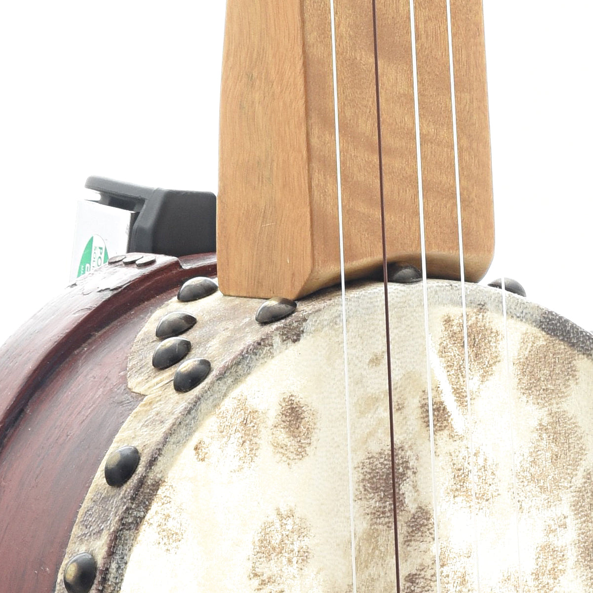 Image 4 of Menzies Short Scale Fretless Tackhead Banjo, #399 - SKU# MTB51-399 : Product Type Open Back Banjos : Elderly Instruments