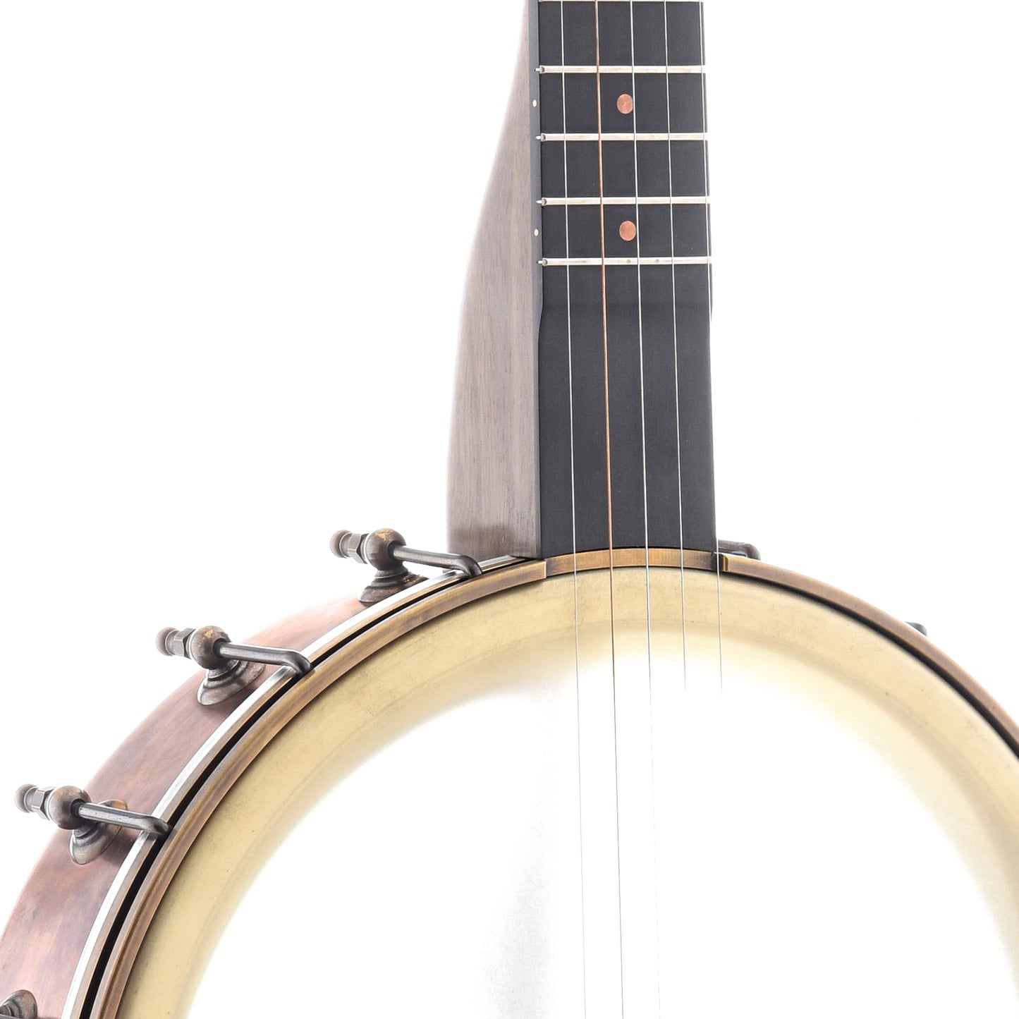 Image 4 of Pisgah 12" Walnut Rambler Dobson Special Copper STD Scale Openback Banjo - SKU# PRDSP-205586 : Product Type Open Back Banjos : Elderly Instruments
