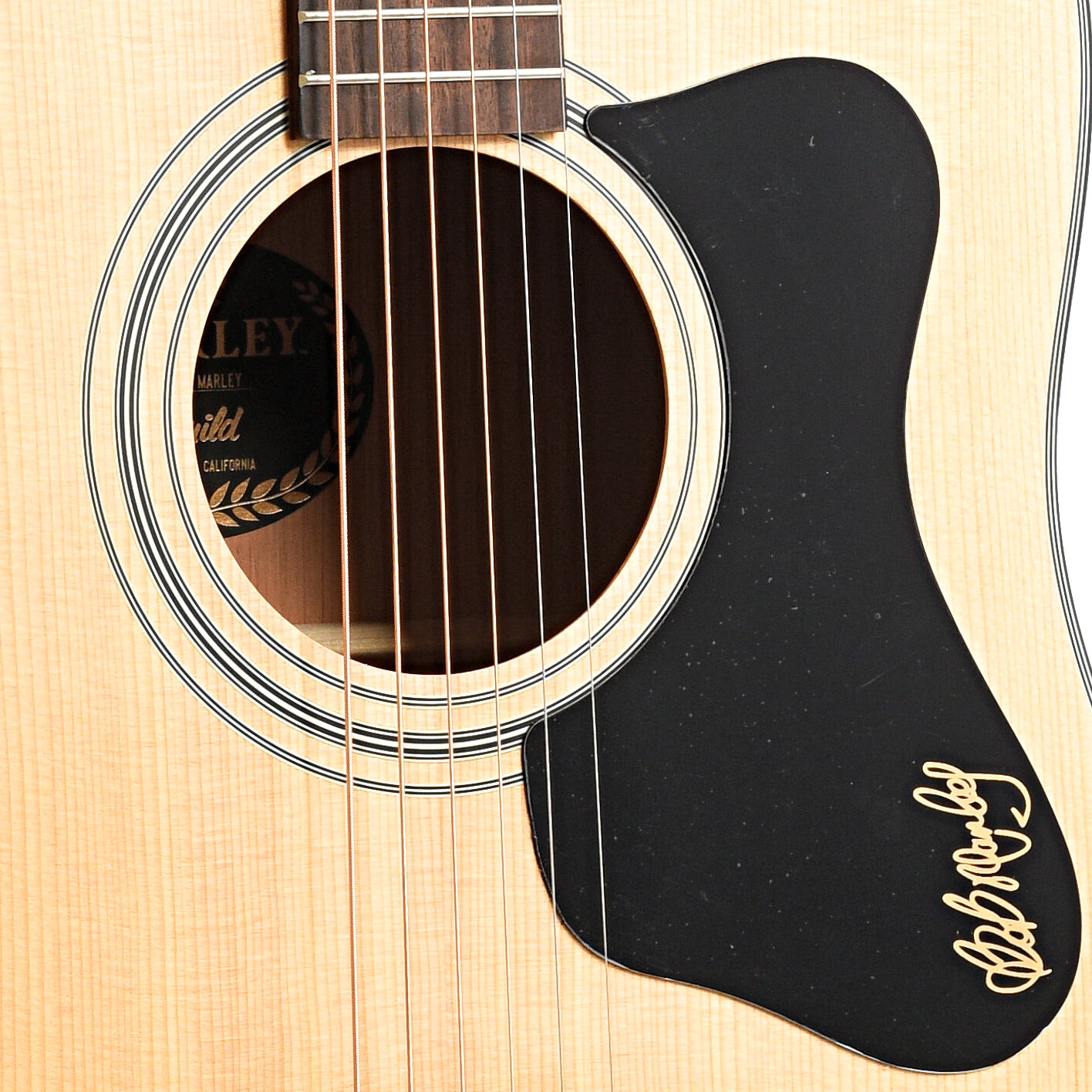 Image 5 of Guild Bob Marley A-20 Guitar & Gigbag - SKU# GWA20-MARLEY : Product Type Flat-top Guitars : Elderly Instruments