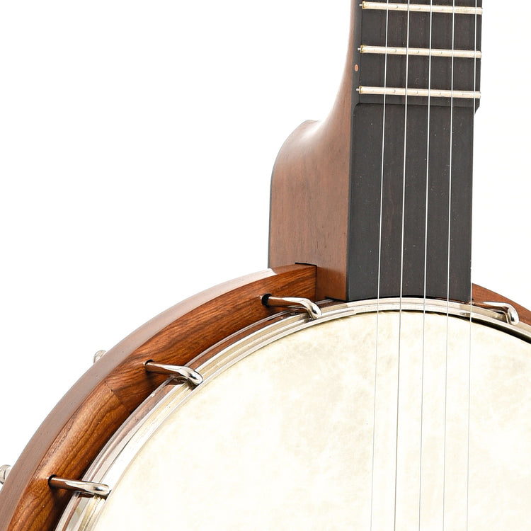 Image 5 of Denny Openback Banjo, Winter, 12" Rim, Cherry with Brass Rod Tone Ring- SKU# AD12-WINTER : Product Type Open Back Banjos : Elderly Instruments