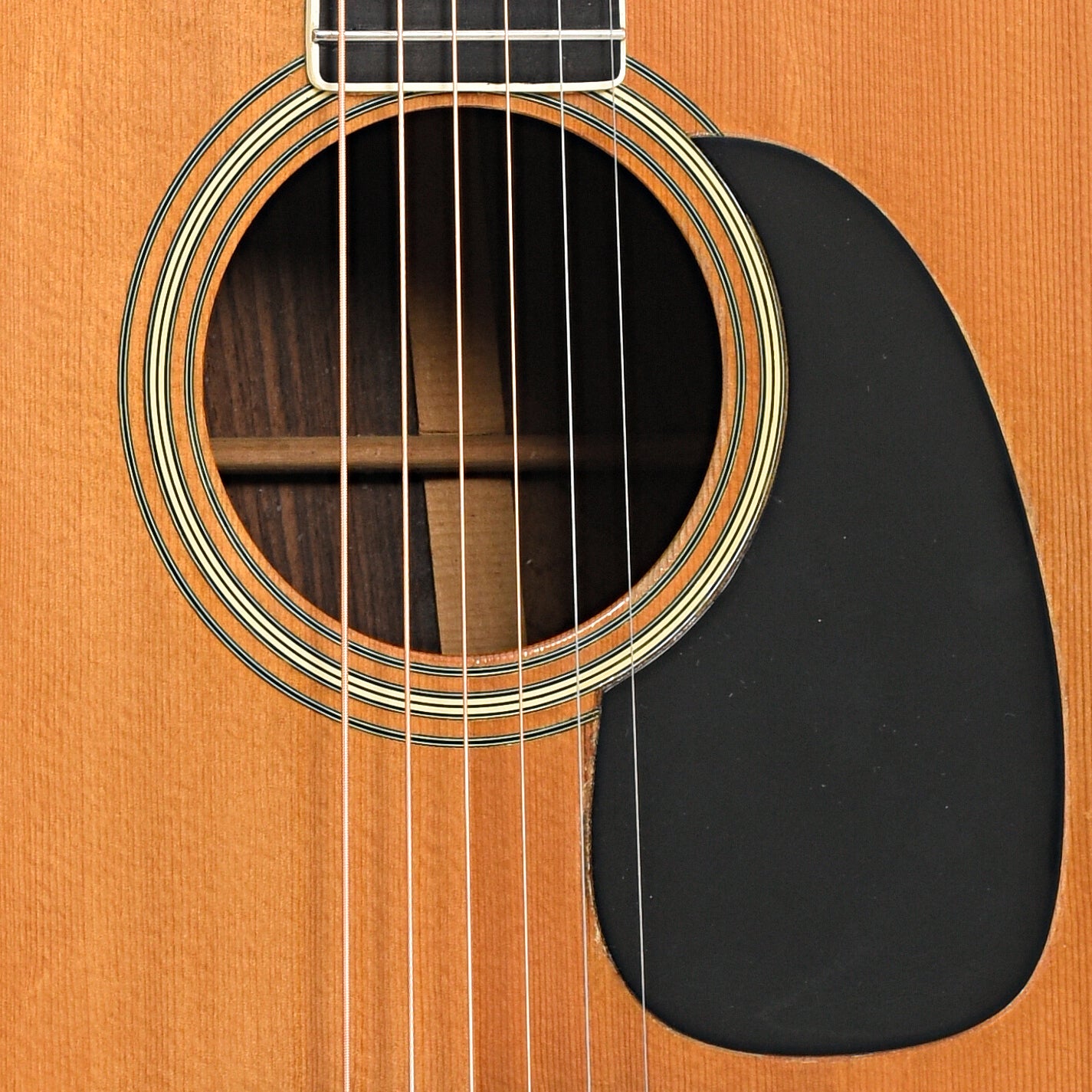 Sound hold and pickguard of Martin D-35S Acoustic 