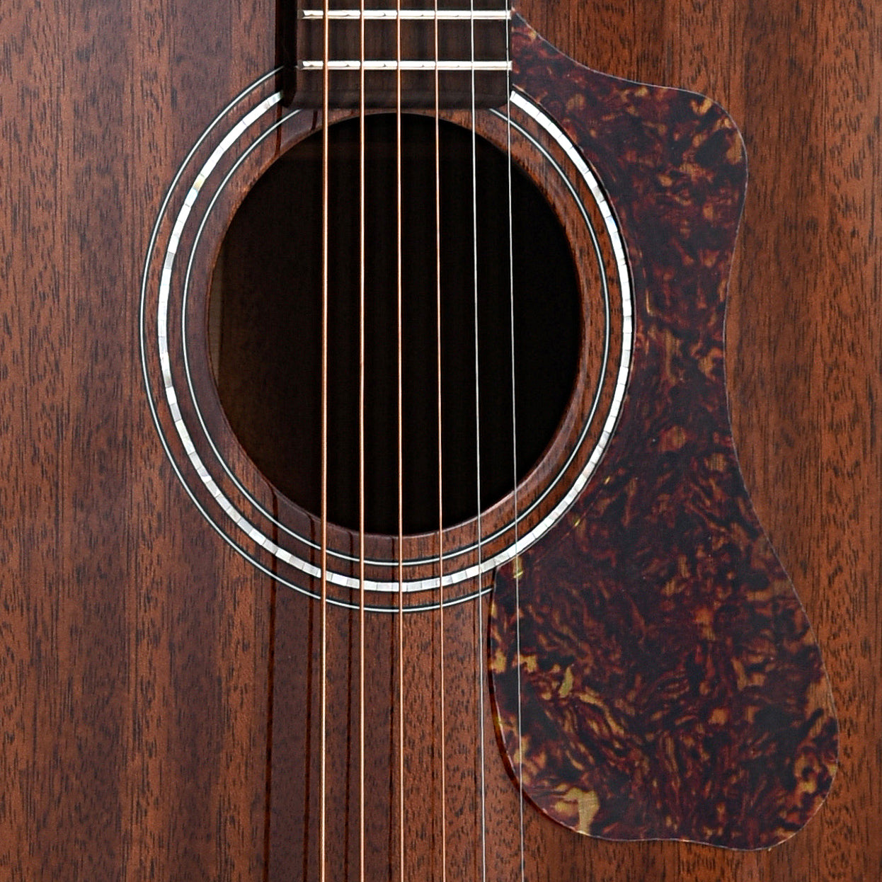sound hole of Guild Westerly Collection D-120CE Cutaway