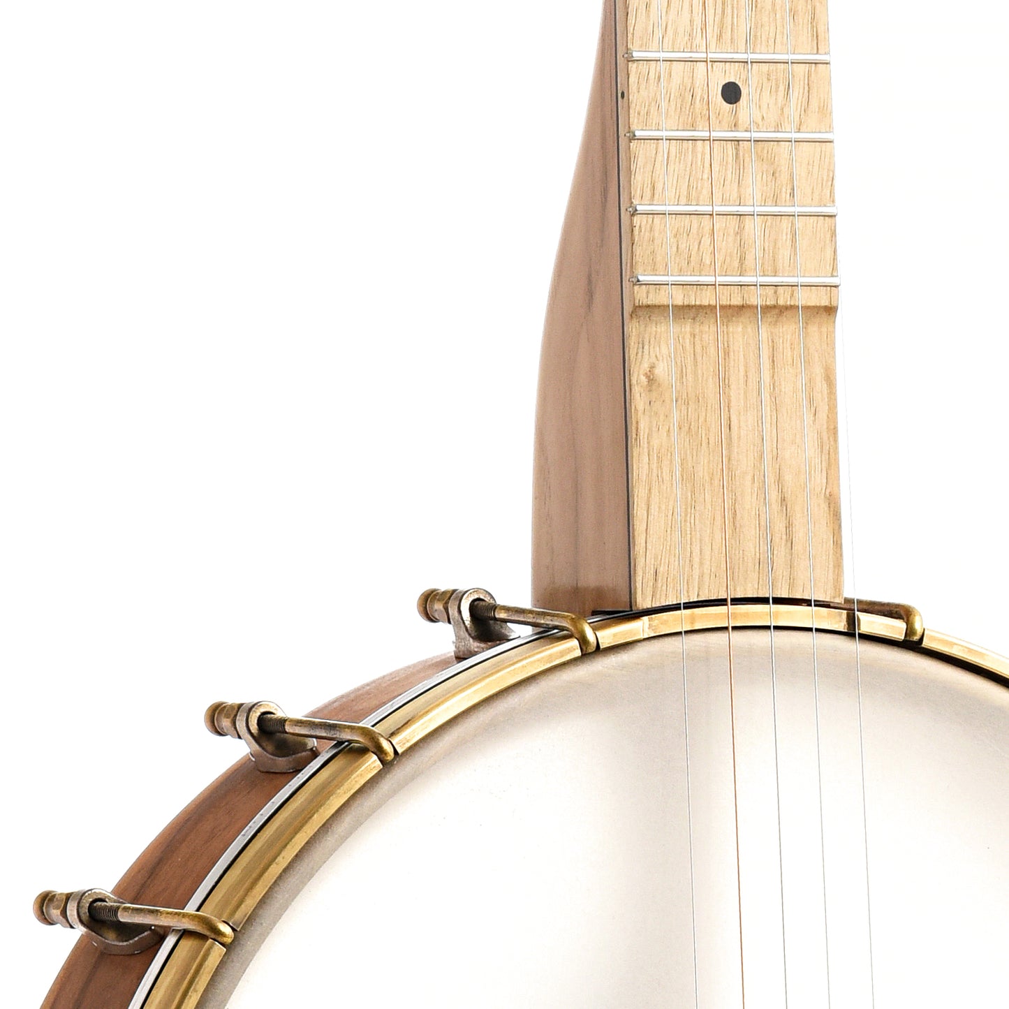 Image 5 of Pisgah Banjo Co. 12" Walnut Possum Openback Banjo, Standard Scale - SKU# PP12S-WAL : Product Type Open Back Banjos : Elderly Instruments