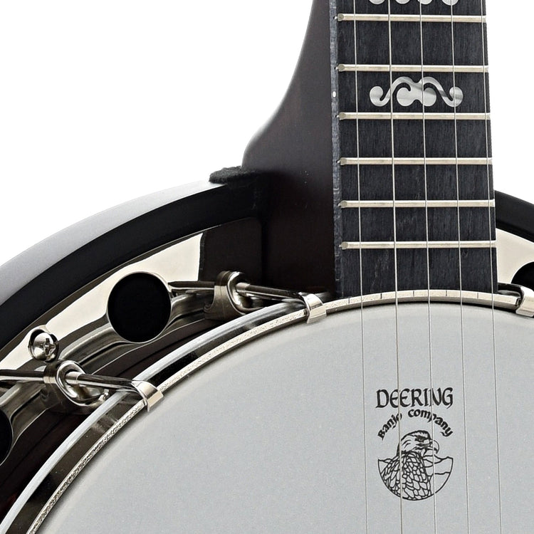 Front Neck Joint of Deering Artisan Goodtime Special Resonator Banjo