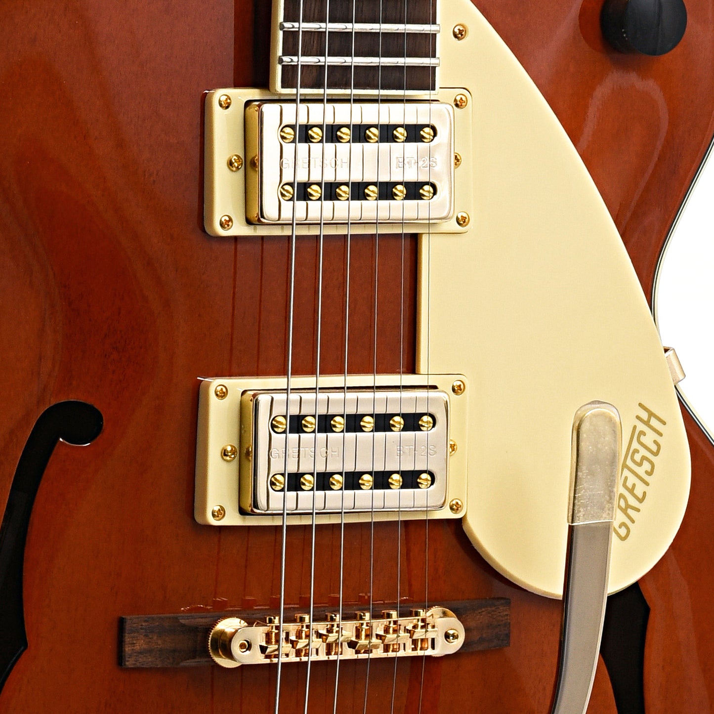 Pickups of Gretsch G2410TG Streamliner Hollow Body Single Cut with Bigsby