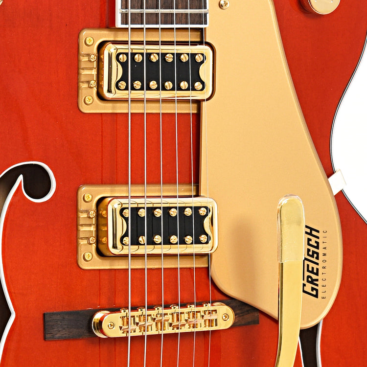 Image 5 of Gretsch G5422TG Electromatic Classic Hollow Body Double Cut with Bigsby, Orange Stain- SKU# G5422TG-ORN : Product Type Hollow Body Electric Guitars : Elderly Instruments