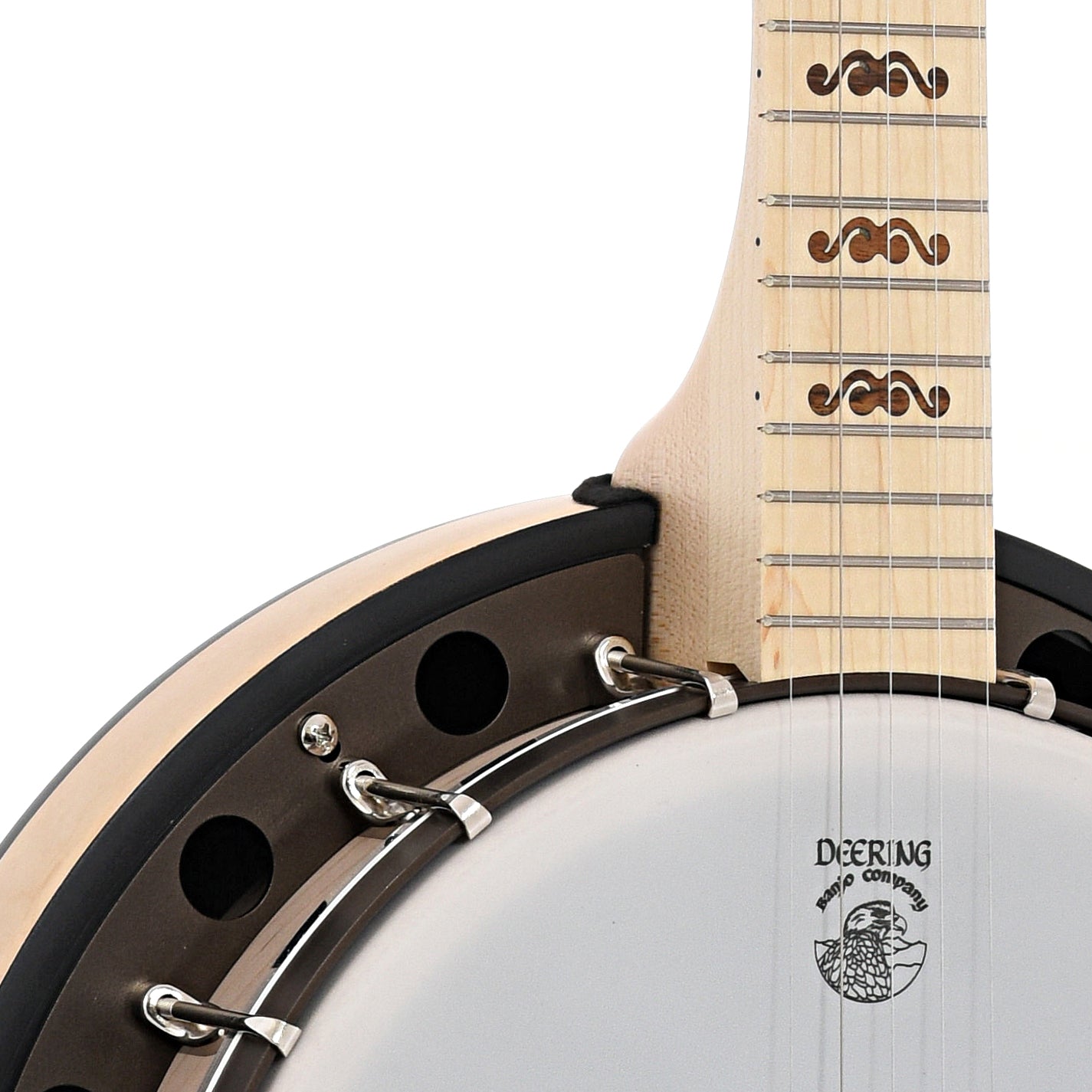 Neck and body  of Deering Goodtime 2 Limited Edition Bronze Resonator Banjo