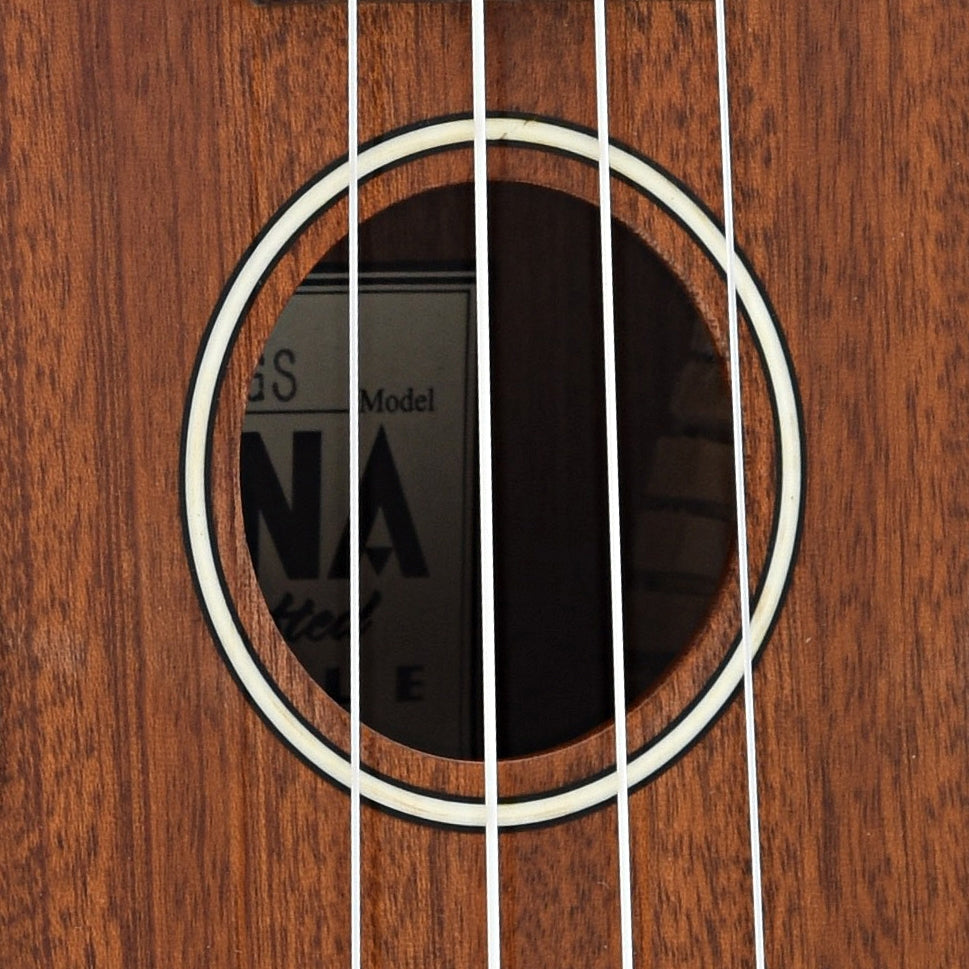 sound hole of Ohana SK-35GS Soprano Ukulele