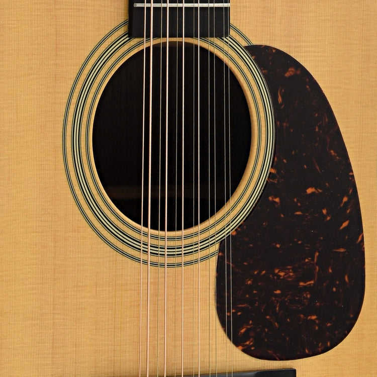 Soundhole and Pickguard of Martin HD12-28 12-String Guitar 