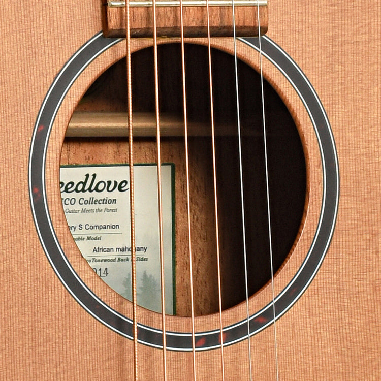 Image 5 of Breedlove Discovery S Companion Red Cedar-African Mahogany Acoustic Guitar - SKU# DSCP01RCAM : Product Type Flat-top Guitars : Elderly Instruments