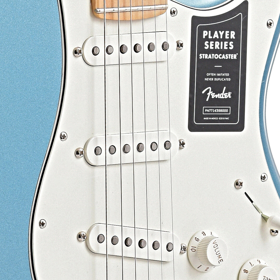 Pickups of Fender Player Stratocaster, Tidepool