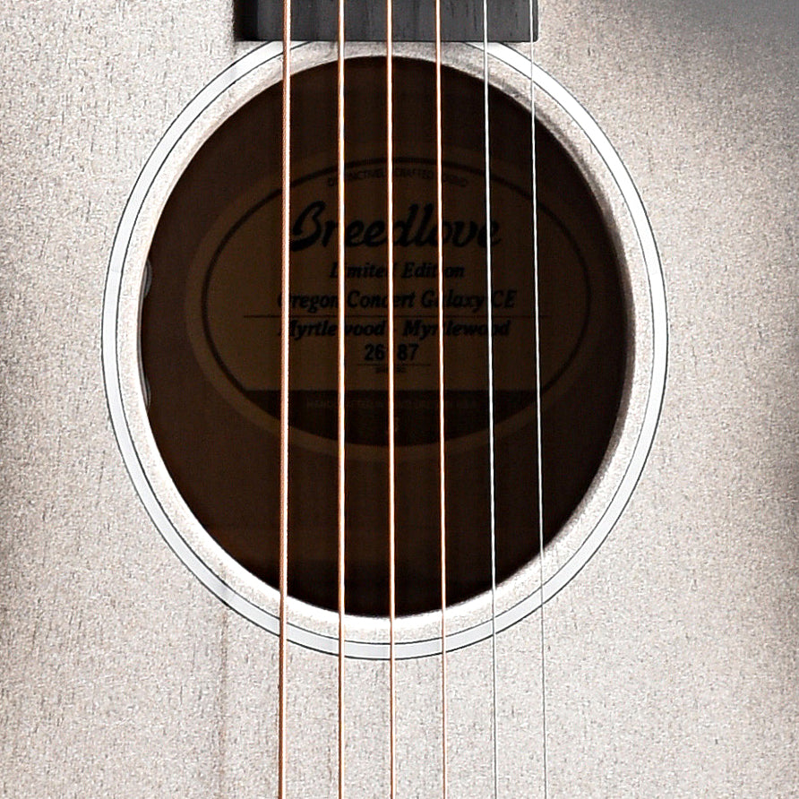 Image 4 of Breedlove Oregon Concert Galaxy CE Myrtlewood-Myrtlewood LTD Acoustic-Electric Guitar - SKU# BOC-GAL : Product Type Flat-top Guitars : Elderly Instruments
