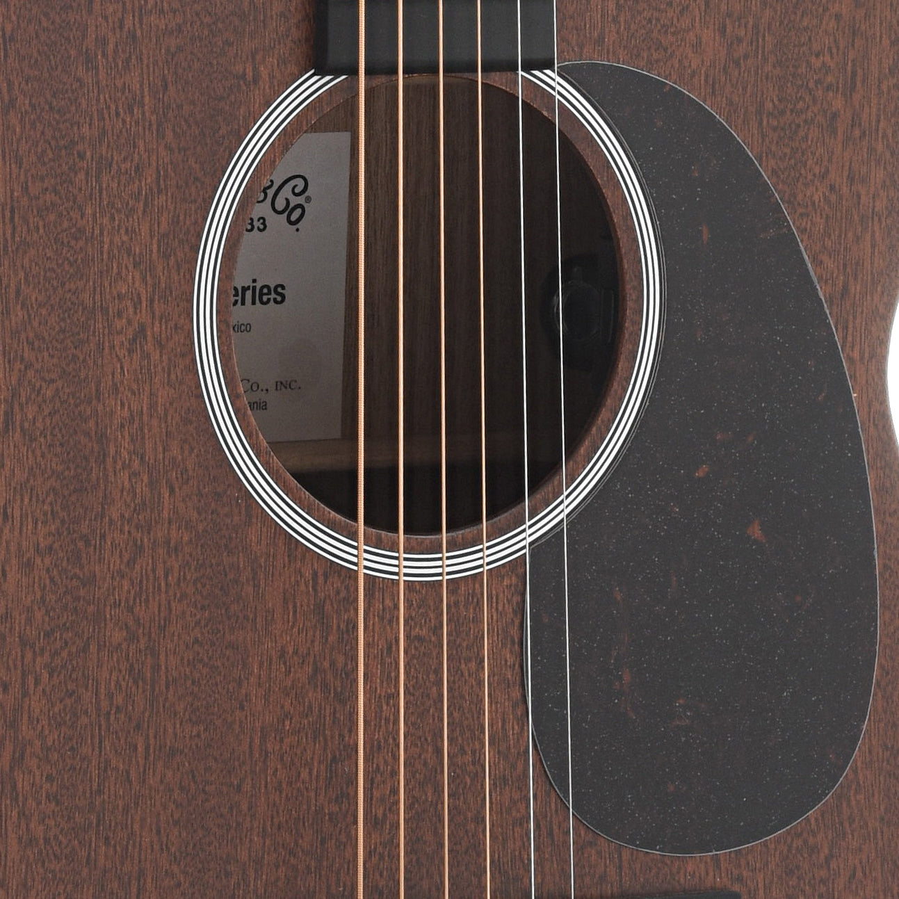 Image 7 of Martin 000-10E Sapele Guitar & Gigbag, Fishman MXT Pickup & On-Board Tuner - SKU# 00010E : Product Type Flat-top Guitars : Elderly Instruments