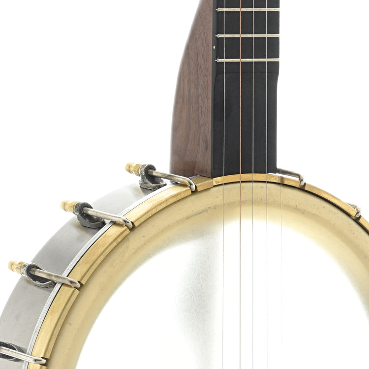 Image 4 of Pisgah 11" Walnut Rambler Dobson Standard A-Scale Openback Banjo - SKU# PRDW11A : Product Type Open Back Banjos : Elderly Instruments