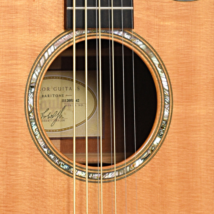 Sound hole of Taylor GT8 Baritone Acoustic 