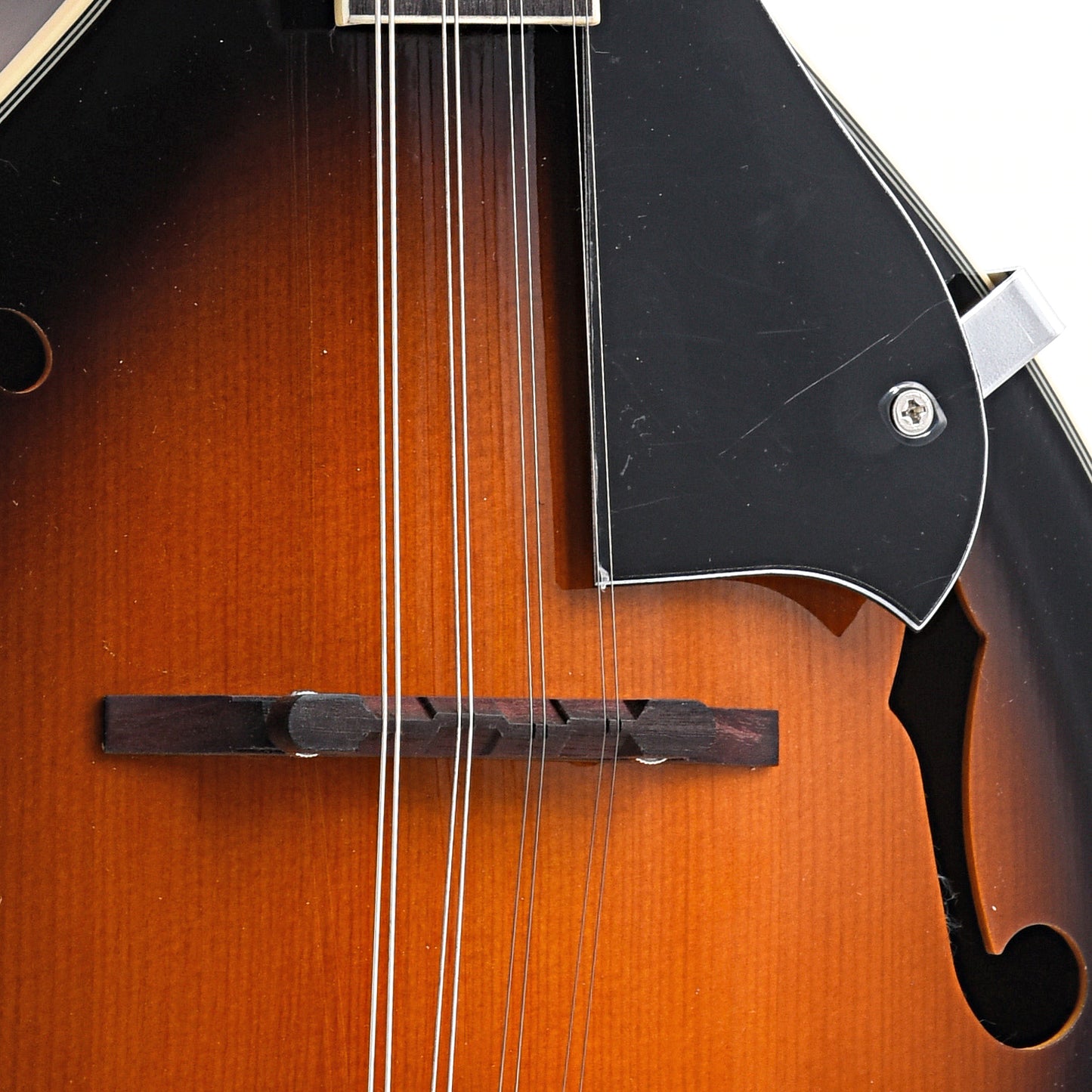 Bridge of Ibanez M510 A-Style Mandolin, Brown Sunburst