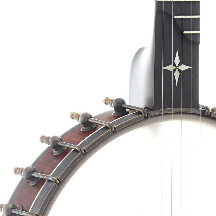 Image 4 of Ome Wizard 12" Openback Banjo & Case, Curly Maple - SKU# WIZARD-CMPL : Product Type Open Back Banjos : Elderly Instruments