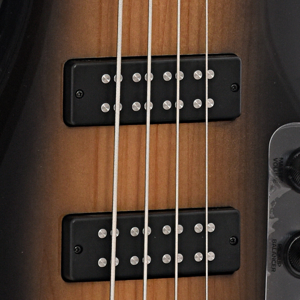 Pickups of Ibanez SR370E 4-String Bass, Surreal Black Dual Fade Gloss