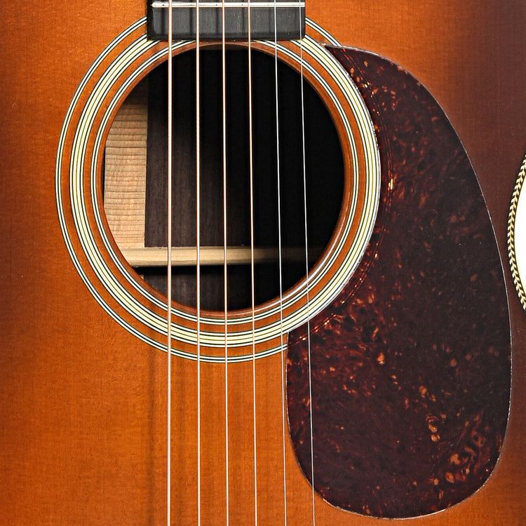 Image 5 of Martin Custom 000-28 Authentic 1937 Guitar & Case, Aged Ambertone - SKU# 00028AUTH37CE-AGED-AMB : Product Type Flat-top Guitars : Elderly Instruments