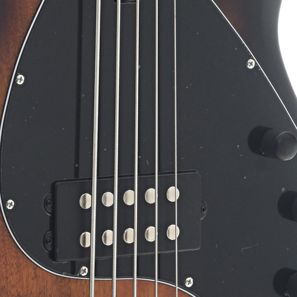 Image 5 of Sterling by Music Man StingRay5 5 String Bass, Satin Vintage Sunburst - SKU# RAY5-VSBS : Product Type Solid Body Bass Guitars : Elderly Instruments