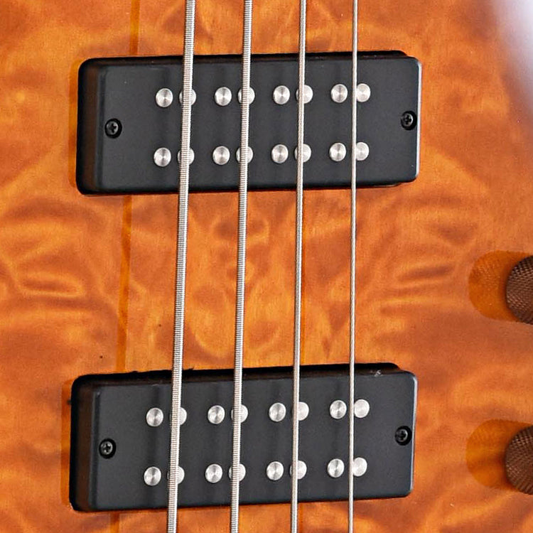 Image 5 of Ibanez SR400EQM 4-String Bass, Dragon Eye Burst- SKU# SR400EQM-DEB : Product Type Solid Body Bass Guitars : Elderly Instruments