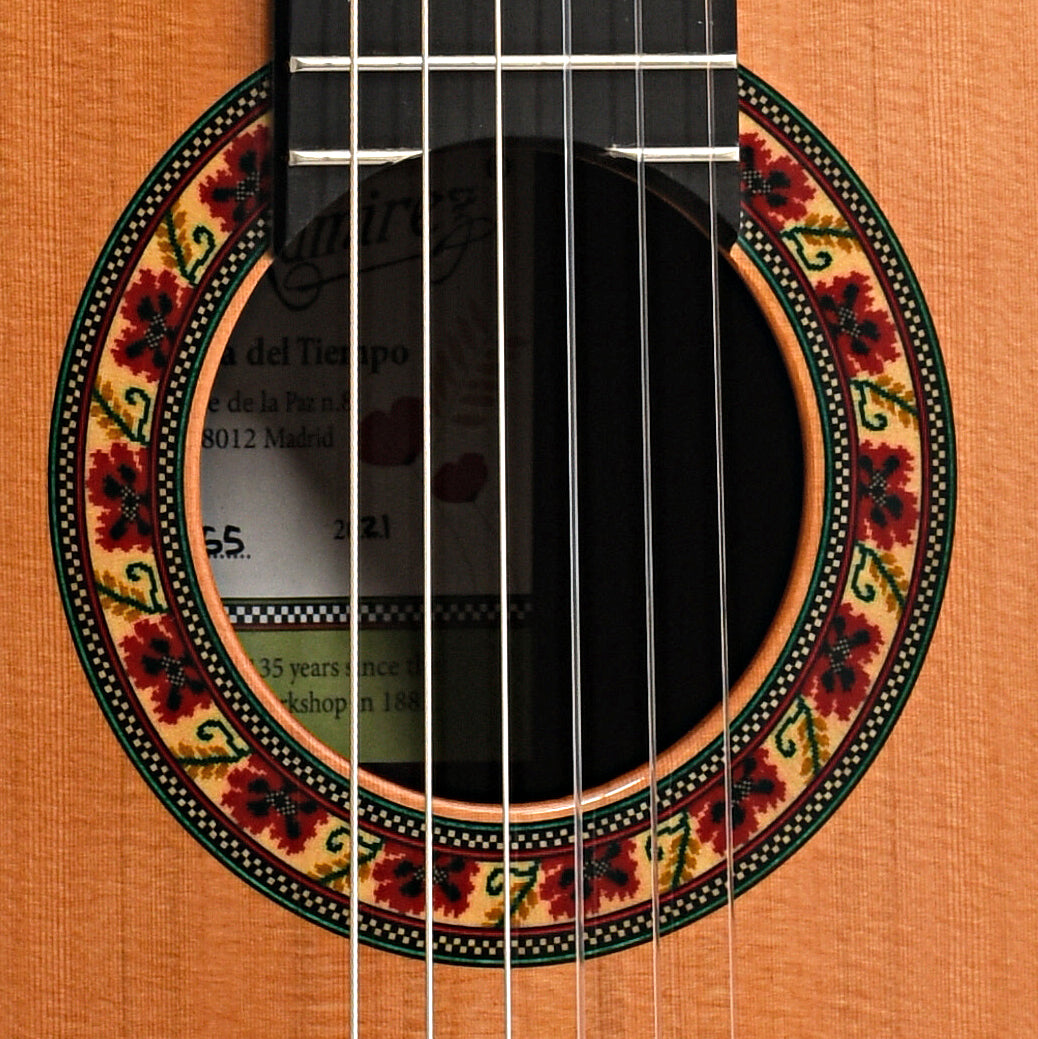 Image 6 of Jose Ramirez Guitarra Del Tiempo Classical Guitar and Case, Cedar Top Model - SKU# RAMDELTC : Product Type Classical & Flamenco Guitars : Elderly Instruments