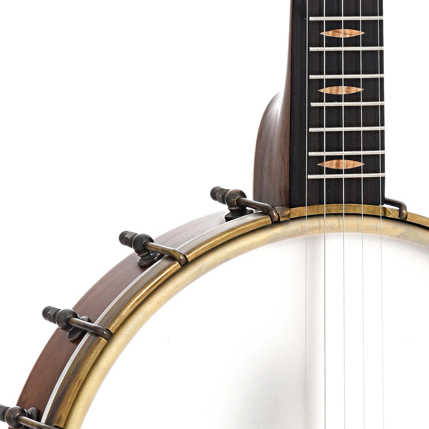 Image 5 of Pattison 12" Whyte Laydie Banjo, Walnut, #96B- SKU# PWL4 : Product Type Open Back Banjos : Elderly Instruments