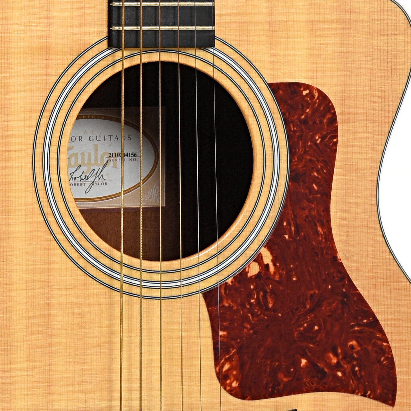Sound hole of Taylor 214ce Acoustic 