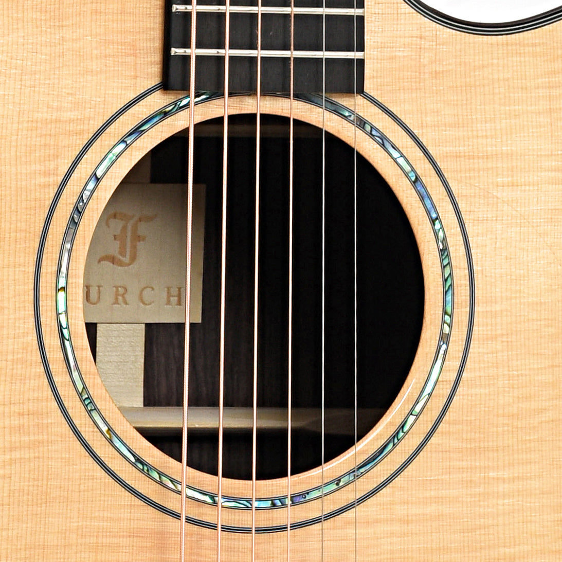 Sound hole of Furch Yellow Gc-SR SPA Acoustic-Electric