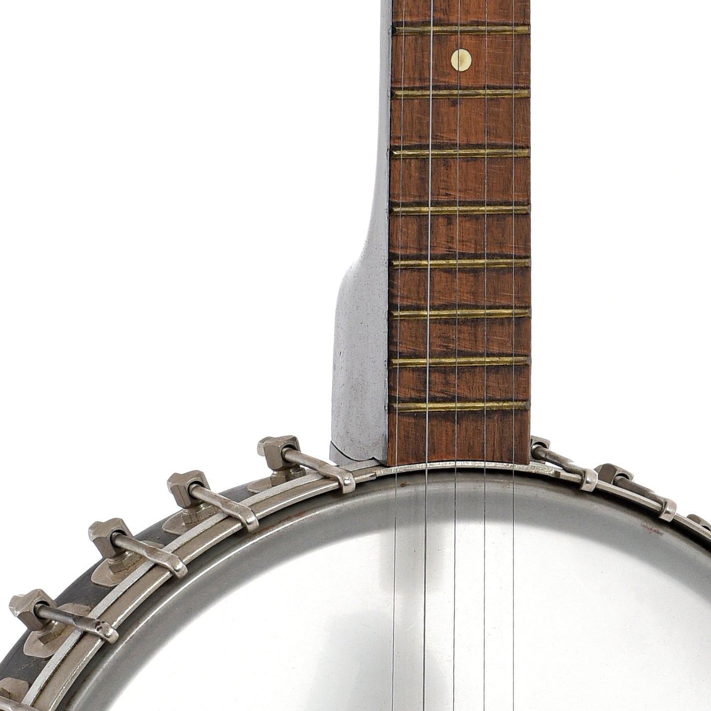 Front neck and body join of Kay Open Back Banjo