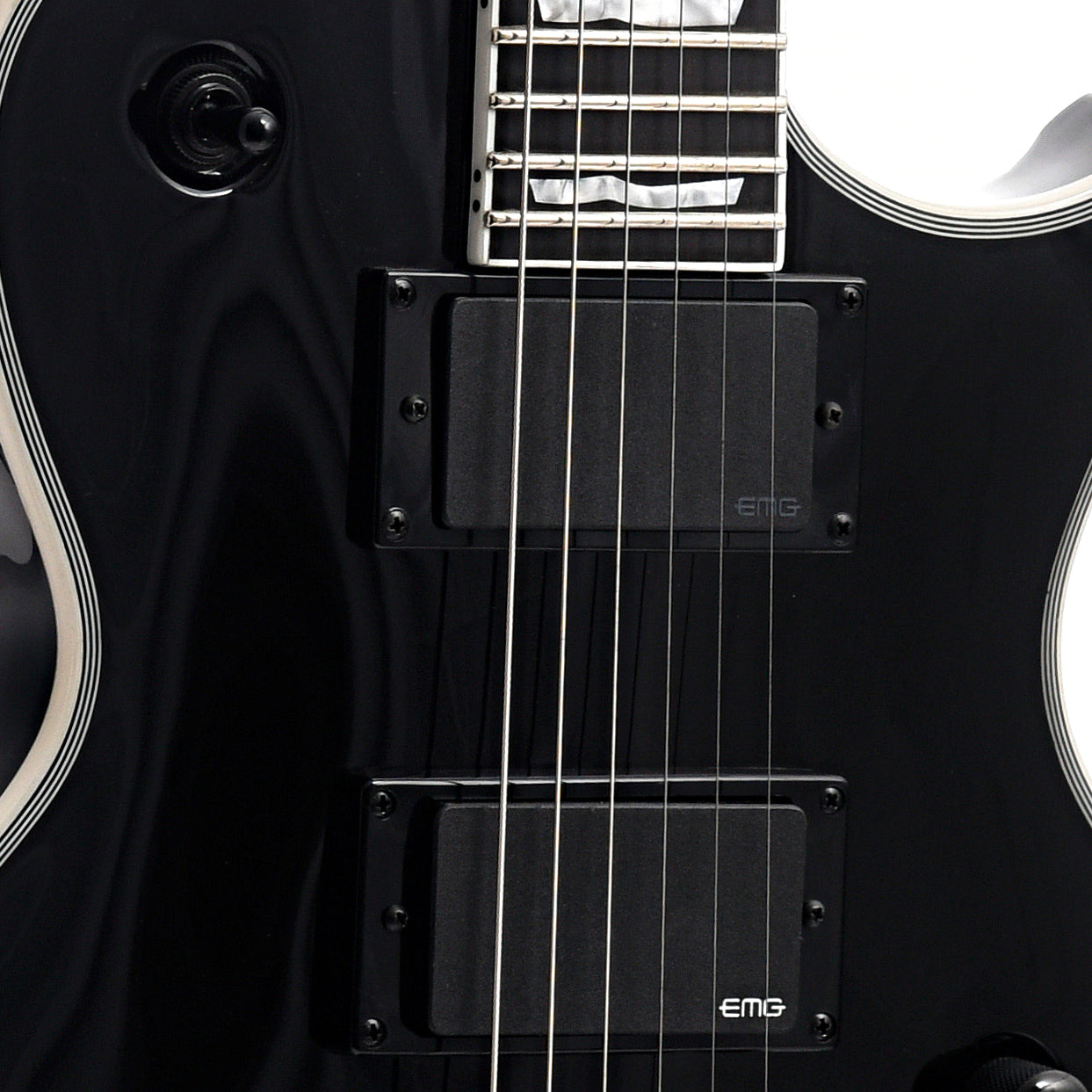 Pickups of ESP LTD EC-401 Electric Guitar, Black