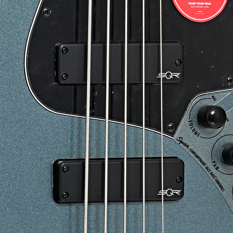 Pickups of Squier Contemporary Active Jazz Bass HH V, Gunmetal Metallic