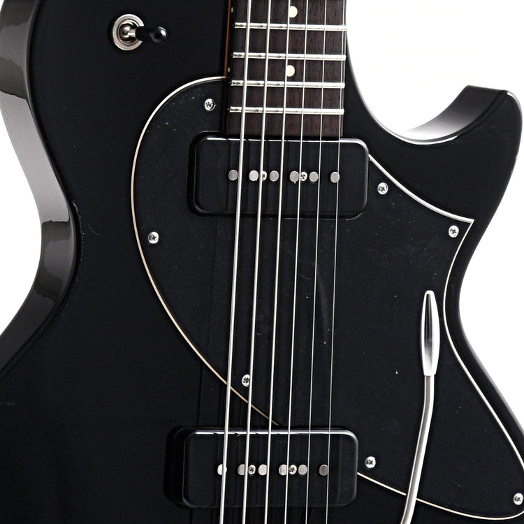 Image 5 of Collings 360 Baritone & Case, Jet Black - SKU# 360BAR-BLK : Product Type Solid Body Electric Guitars : Elderly Instruments