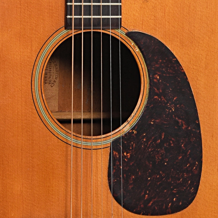 Sound hole of Martin D-18 Acoustic