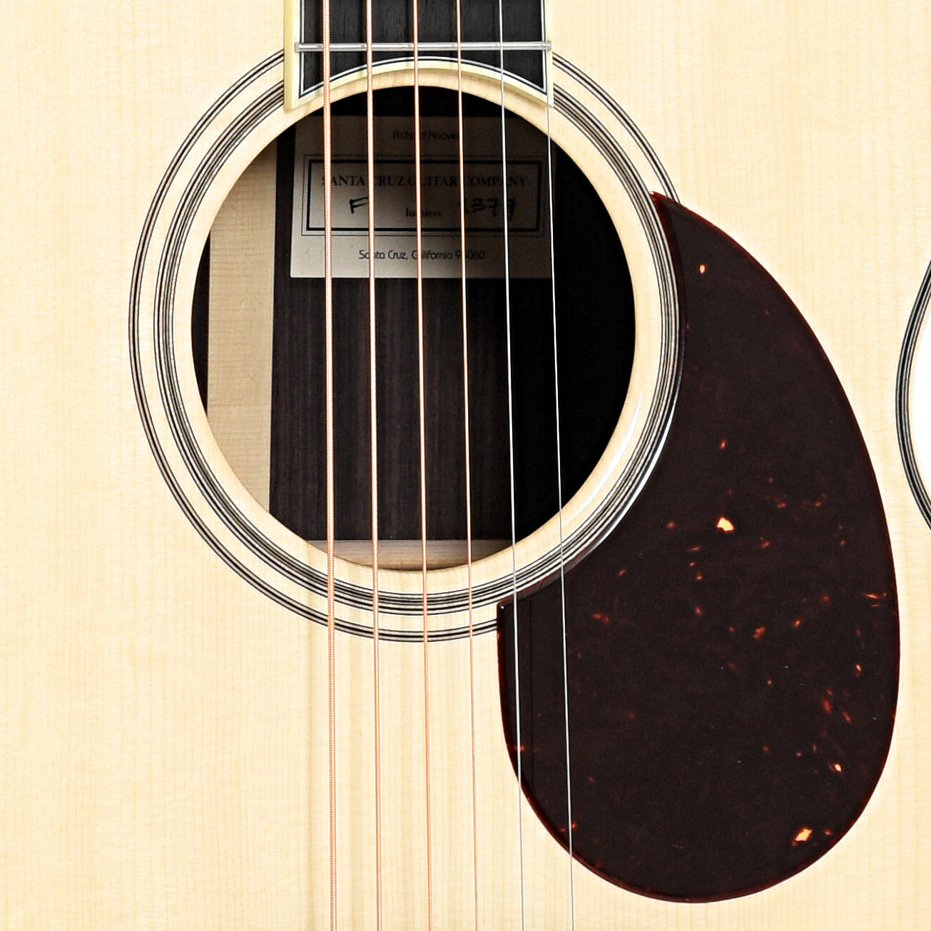 Image 5 of Santa Cruz Custom Model F Guitar & Case- SKU# SCF-101 : Product Type Flat-top Guitars : Elderly Instruments