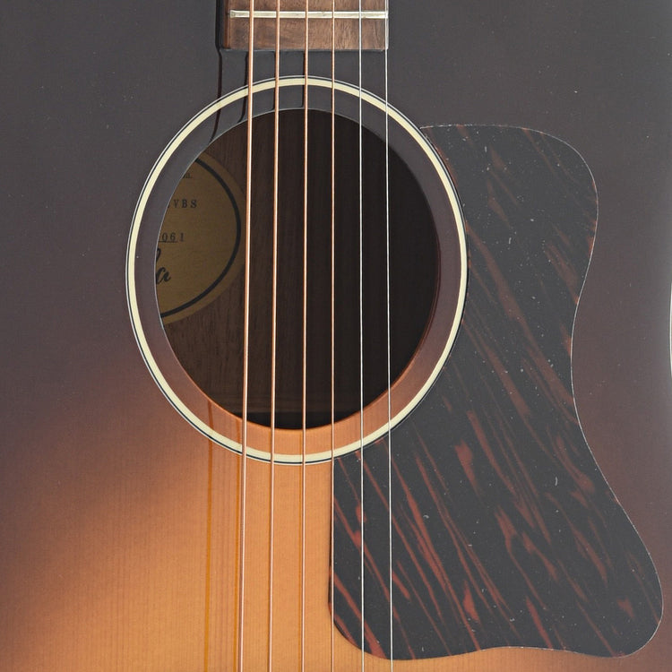 Soundhole and Pickguard of Farida Old Town Series OT-62 VBS Acoustic Guitar