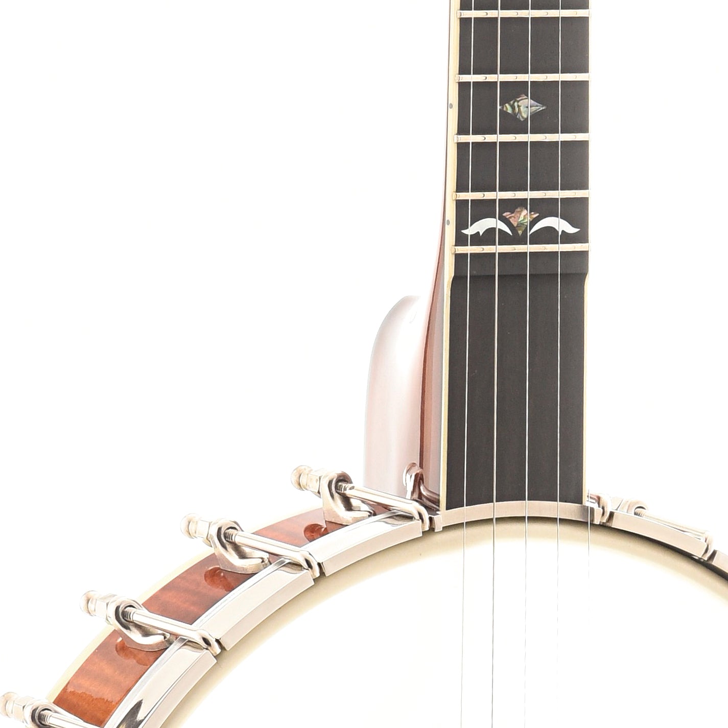 Image 4 of Ome Sweetgrass Openback Banjo & Case - Curly Maple - SKU# SWEETGRS-OBMPL : Product Type Open Back Banjos : Elderly Instruments