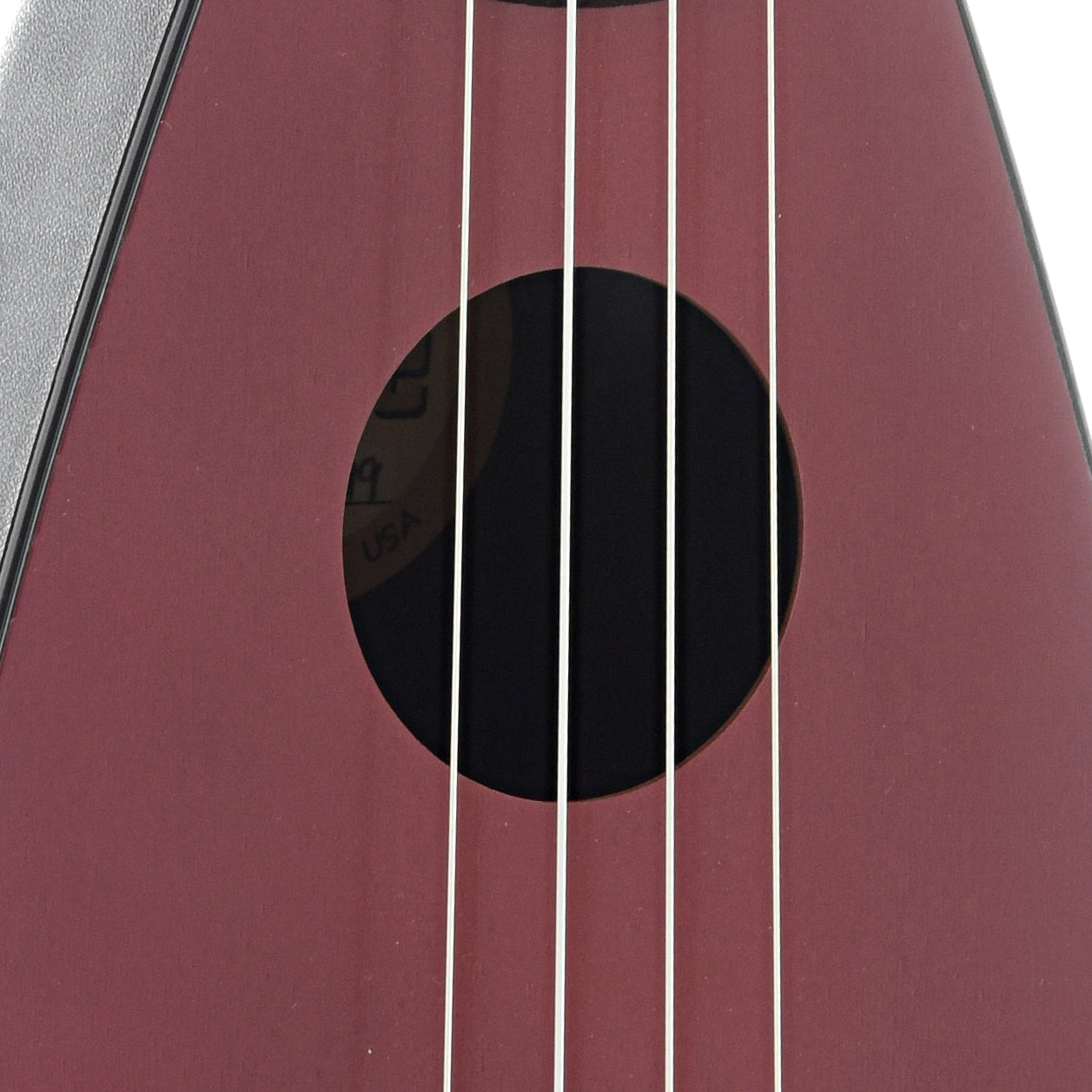 Image 5 of MAGIC FLUKE COMPANY FLUKE UKULELE, TENOR, HIBISCUS RED FINISH WITH CINCH SACK - SKU# MFFLU-T-HIB : Product Type Tenor Ukuleles : Elderly Instruments