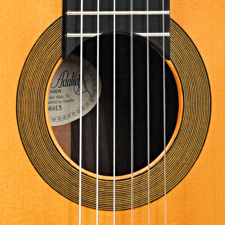 Sound hole of Manuel Adalid Torres Classical