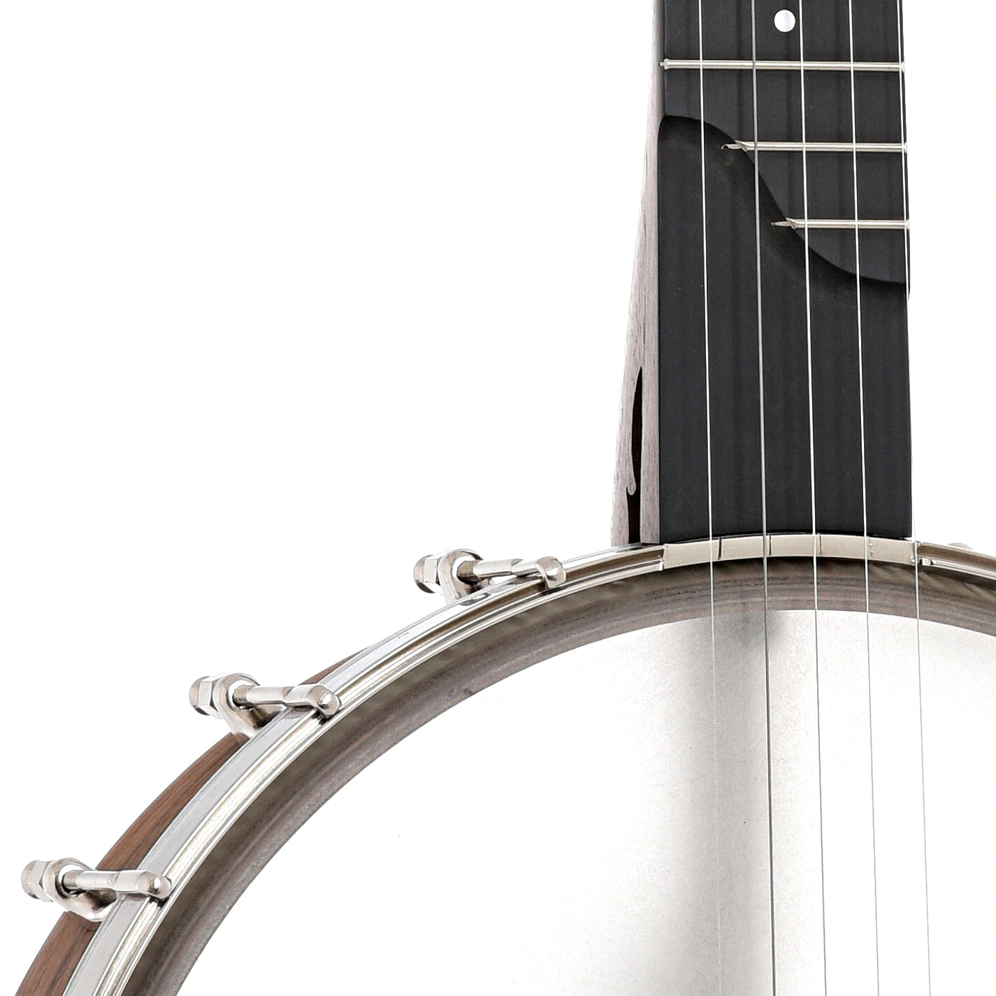 Scooped Fretboard of Kevin Enoch 12" Tradesman Banjo 