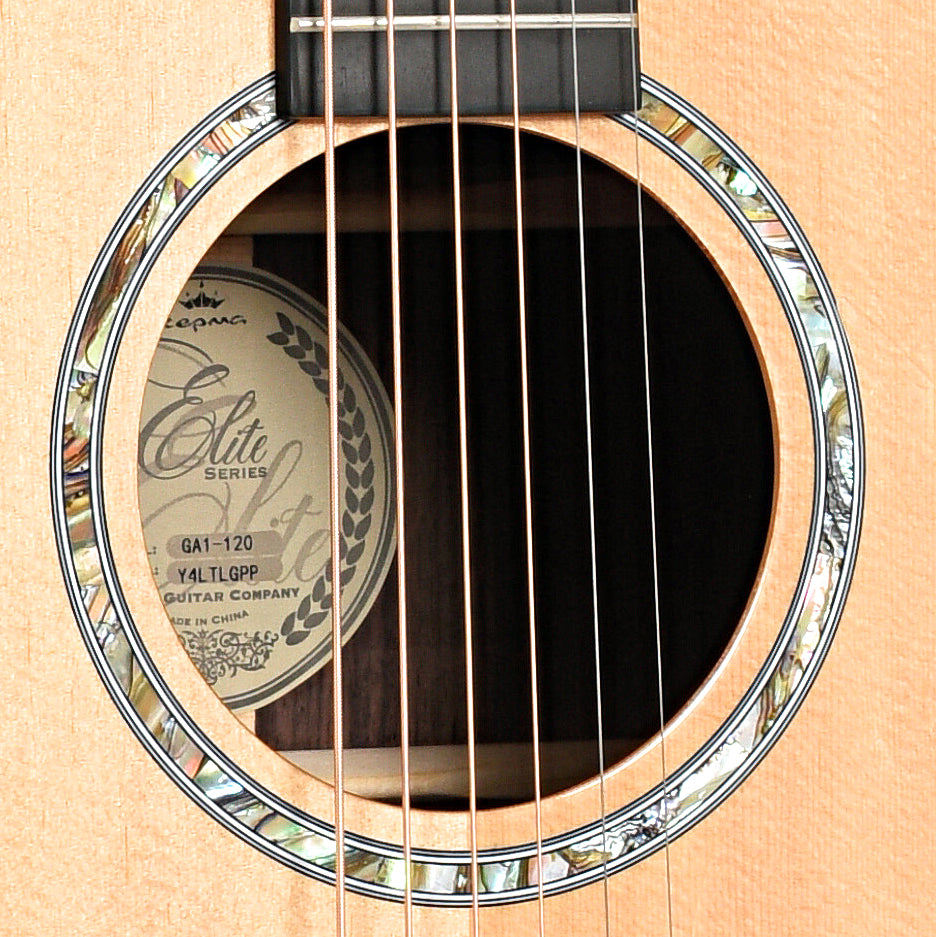 Image 5 of Kepma Elite GA1-120 Grand Auditorium Acoustic Guitar with Case - SKU# GA1-120 : Product Type Flat-top Guitars : Elderly Instruments